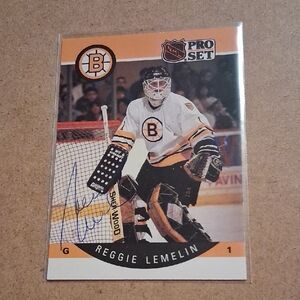Reggie Lemelin Pro Set Hockey Card